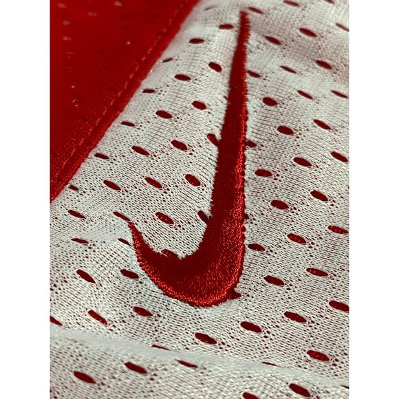 NIKE Team Reversible Tank Top Jersey Size Large Red White Vintage 90s Men's - Picture 7 of 9